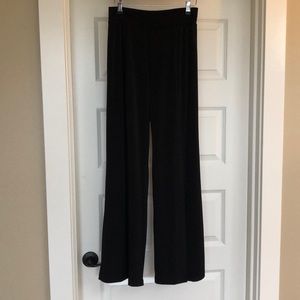 Clara Sun Woo Black Kick Front Slit Pant